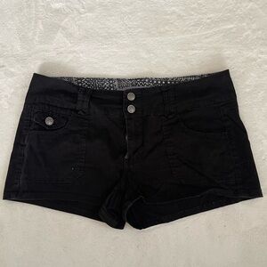 Boom Boom Jeans Black Shorts